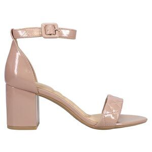Chinese Laundry Women's Jordyn Patent Heeled Sandal, Nude, 7.5